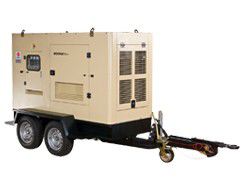 新郑陆用拖车型发电机组10-120kw