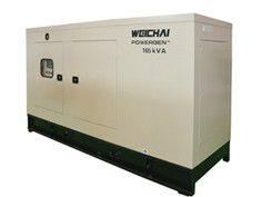 新郑陆用低噪音型发电机组10-120kw