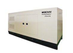 金华陆用底噪音型发电机组150-320kw