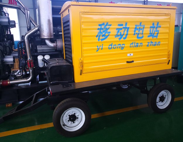 咸安移动拖车静音箱